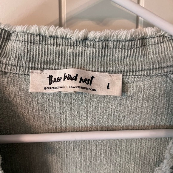 Three birds nest ombré corduroy tunic dress - Picture 3 of 8